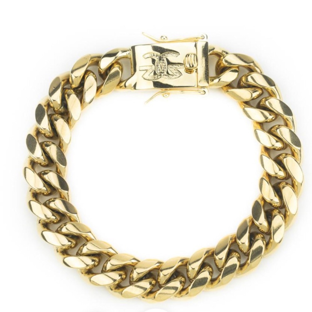 Cuban link bracelet